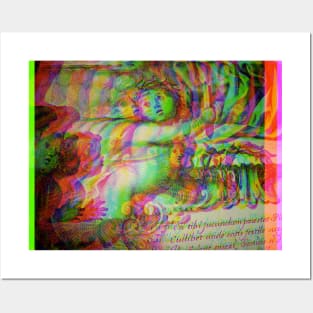 Child Mercury Antique Engraving Glitch Ver. Posters and Art